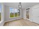 Bright breakfast room with large windows and access to backyard at 25 Cotton Fields Ln # 29, Fuquay Varina, NC 27526