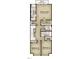Second floor plan showing the layout of the primary suite, bedrooms, laundry and linen closet at 320 Church St, Morrisville, NC 27560