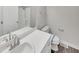 Clean bathroom with new fixtures, large mirror and modern design; perfect for everyday use at 1432 Quarter Pt, Raleigh, NC 27615