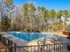 Large community pool surrounded by mature trees at 146 Wood Wedge, Sanford, NC 27332