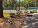 Well-maintained tennis courts with a backdrop of trees and clear blue skies at 146 Wood Wedge, Sanford, NC 27332
