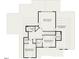 Second floor layout showing bedrooms, bathrooms, rec room, and unfinished storage at 111 Gaines Trail, Pittsboro, NC 27312