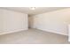 Upstairs bonus room with carpet floors at 136 Newport Lndg, Garner, NC 27529