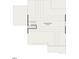 Detailed third-floor floor plan showing unfinished attic at 162 Gaines Trail, Pittsboro, NC 27312