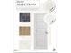 Interior selections showcasing flooring, doors and trim colors at 162 Gaines Trail, Pittsboro, NC 27312