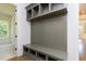 Mudroom featuring built-in storage at 162 Gaines Trail, Pittsboro, NC 27312