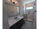Well-appointed bathroom with modern fixtures and glass-enclosed shower at 5812 Shawood Dr, Raleigh, NC 27609