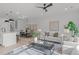 Spacious living room with an open layout, perfect for entertaining guests and enjoying natural light at 610 Rocky Knob Ct, Raleigh, NC 27601