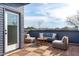 Inviting rooftop deck with comfortable seating, perfect for relaxation and entertaining at 610 Rocky Knob Ct, Raleigh, NC 27601