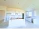 Spacious kitchen with white cabinets and large island at 38 Longdale Dr, Graham, NC 27253