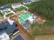 New construction luxury home in a tranquil, wooded community; foundation is poured for an adjacent property at 4812 Parker Meadow Dr, Raleigh, NC 27614