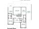 Detailed floor plan showcasing the layout of the second floor, including bedrooms and a game room at 5208 Knollwood Rd, Raleigh, NC 27609