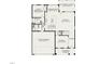 Detailed floor plan showcasing the layout of a two-story house at 6048 Scalybark Rd, Durham, NC 27712