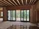 Large sliding doors overlooking the backyard at 37 Green Turtle Ln, Pittsboro, NC 27312