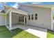 Covered patio featuring an outdoor ceiling fan at 9140 Dupree Meadow Dr # 9, Angier, NC 27501