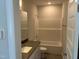 Bathroom featuring a vanity, sink, and tub shower at 9140 Dupree Meadow Dr # 9, Angier, NC 27501