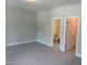 Bedroom view features an adjoining bathroom and closet, providing privacy and convenience at 9140 Dupree Meadow Dr # 9, Angier, NC 27501