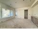 Bedroom with sliding barn door and window, under construction at 4123 Rockingham Dr, Raleigh, NC 27609