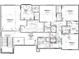 Detailed floor plan showcasing the layout of the home's second floor with clearly labeled rooms and dimensions at 4123 Rockingham Dr, Raleigh, NC 27609