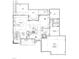 Detailed floor plan showcasing the layout of the home's first floor with clearly labeled rooms and dimensions at 4123 Rockingham Dr, Raleigh, NC 27609