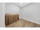 Empty room with wood floors showcasing space for furniture and customization at 4123 Rockingham Dr, Raleigh, NC 27609