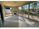 Spacious screened porch with stone fireplace at 183 Inspiration Way, Fuquay Varina, NC 27526