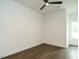 Cozy bedroom featuring hardwood floors, minimal design, and natural light at 1535 Urban Trace Ln, Raleigh, NC 27608