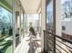 Private balcony with outdoor seating and city views at 1531 Urban Trace Ln, Raleigh, NC 27608