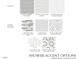 Variety of shower tile options in different colors and patterns at 1531 Urban Trace Ln, Raleigh, NC 27608