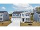 Charming two-story home with blue shutters and a two-car garage, set against a bright sky at 331 Tormore Dr, Sanford, NC 27330
