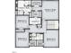 Second floor plan featuring bedrooms, bathrooms, and laundry room at 439 Duncan Creek Rd # 140, Lillington, NC 27546