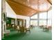 Spacious clubhouse with high ceilings and fireplace at 1045 Cabin Creek, Pittsboro, NC 27312