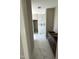 Bathroom with marble tile flooring, walk-in shower and dark wood vanity at 103 Slocum Dr, Wendell, NC 27591