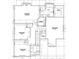 Second floor plan featuring 3 bedrooms, two baths, a laundry room, and a media room at 103 Slocum Dr, Wendell, NC 27591