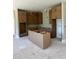 Spacious kitchen featuring cabinets and an island at 103 Slocum Dr, Wendell, NC 27591