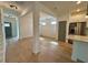 Open-concept living room boasts hardwood floors at 168 Grand Griffon Way, Lillington, NC 27546