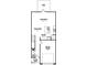 First floor plan of home featuring living room, kitchen, dining room, garage, and patio at 152 S Mistflower St, Clayton, NC 27520