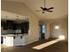 An open-concept living area showcases a breakfast bar and view to the kitchen at 941 Olive Branch Dr, Smithfield, NC 27577