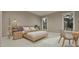 Bright bedroom with large windows, desk, and cozy bed, perfect for relaxing and working at 725 Catawba St, Raleigh, NC 27609