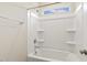 Clean bathroom with a bathtub and shower at 73 Jumper St, Wendell, NC 27591
