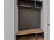 Stylish mudroom features custom built-in storage and bench seating at 30 Chestnut Oak Dr, Youngsville, NC 27596