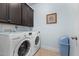 Bright laundry room with lots of cabinet space at 4110 Argyle Trl, Burlington, NC 27215