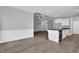 Spacious area featuring modern finishes that transitions seamlessly to dining room at 208 Hillwood Dr, Sanford, NC 27332