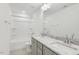 Bathroom boasts double sinks, granite countertop and shower/tub combo at 26 Steppe Way, Garner, NC 27529