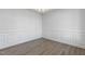 Bright dining room features wood floors and wainscoting at 36 Steppe Way, Garner, NC 27529