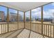 Relaxing screened porch overlooking the backyard at 36 Steppe Way, Garner, NC 27529
