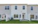 Private backyard with small patio and grassy area at 168 Perseus St, Angier, NC 27501