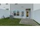 Small backyard with concrete patio and privacy fence at 172 Perseus St, Angier, NC 27501
