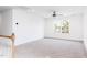 Spacious bonus room features plush carpeting, natural light and recessed lighting at 7404 Prato Ct, Wendell, NC 27591