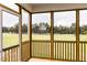 Golf course view from screened in porch at 576 Barbour Farm Ln, Four Oaks, NC 27524
